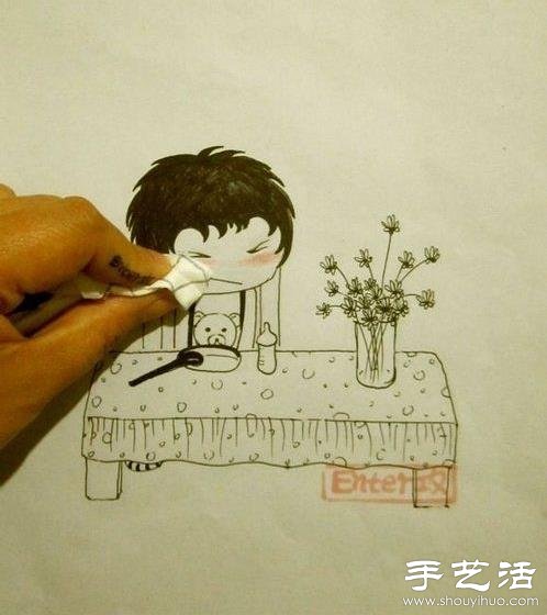 趣味DIY:平面手绘与真实世界的互动