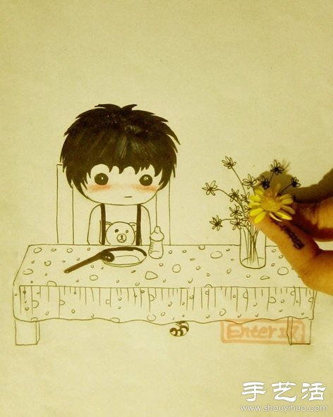 趣味DIY:平面手绘与真实世界的互动