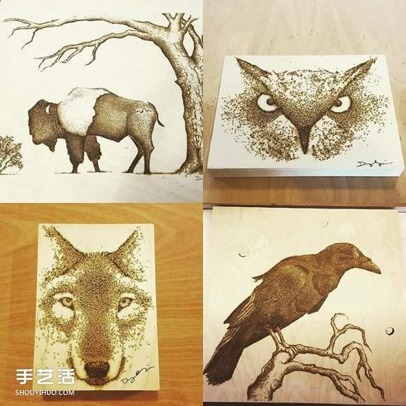 最酷炫的绘画方式:丹尼瑟文用火药作为颜料