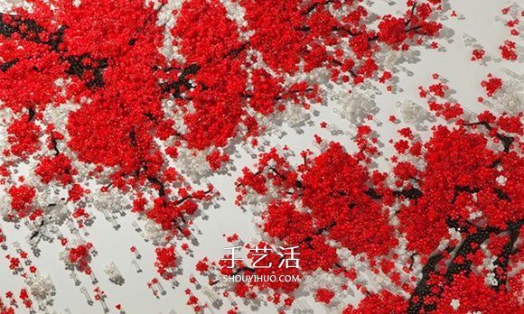 复杂且有诗意 利用扣子和钉子DIY制作创意画