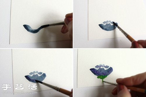 水彩画教程:教你各种漂亮花卉的水彩画法