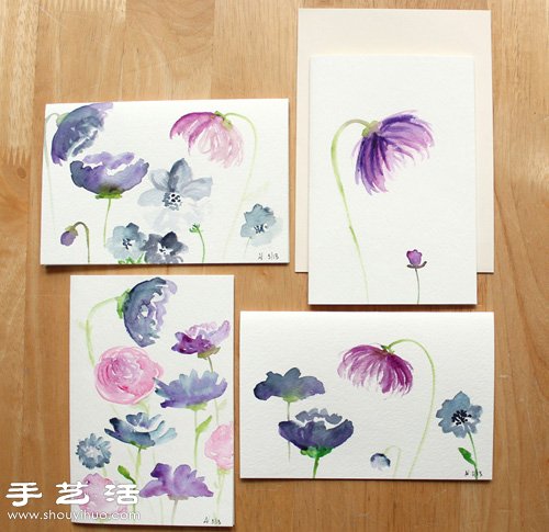 水彩画教程:教你各种漂亮花卉的水彩画法