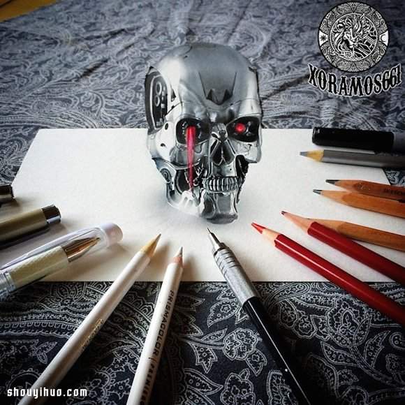 Ramos Ruben 的超细腻暗黑风格写实绘画