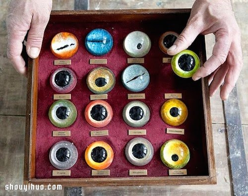 超写实绘画:充满迷幻魅力的立体大眼睛