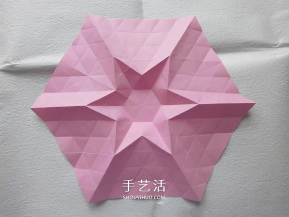 漂亮草帽子的折法图解 折纸花草帽的方法步骤