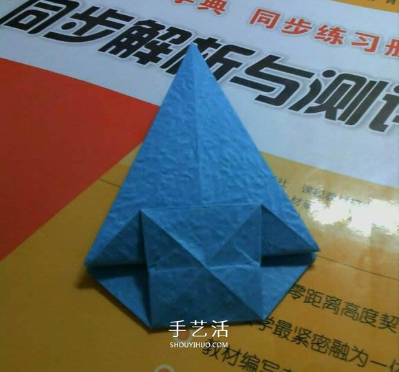 人字拖的折法图解教程 折纸人字拖鞋的方法步骤