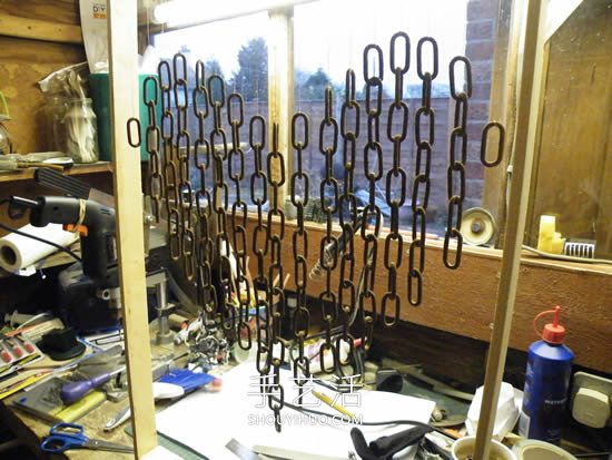 废品旧物再利用!自制创意春天风铃的教程