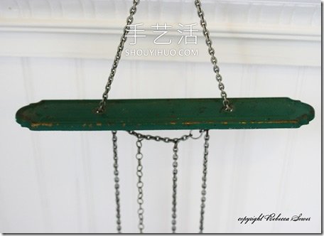 废品旧物再利用!自制创意春天风铃的教程