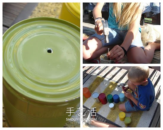 废品旧物再利用!自制创意春天风铃的教程