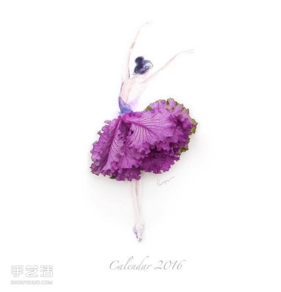 极雅艺术!用水彩让花朵变身礼物在纸上绽放