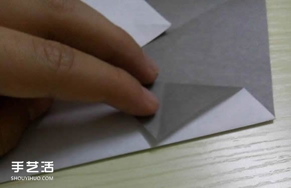 折纸折叠小刀的折法 手工折可折叠弹簧刀图解