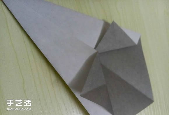 折纸折叠小刀的折法 手工折可折叠弹簧刀图解