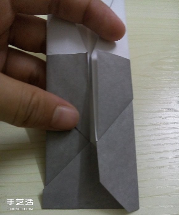 折纸折叠小刀的折法 手工折可折叠弹簧刀图解