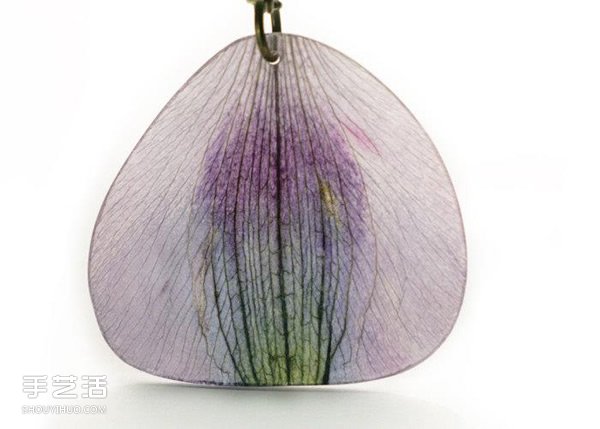 超美花瓣项链DIY图片 手工制作花瓣项链作品