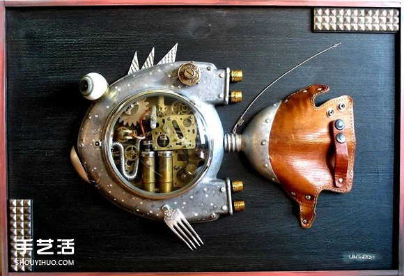铁皮垃圾变蒸汽朋克动物 酷炫的变废为宝小玩意
