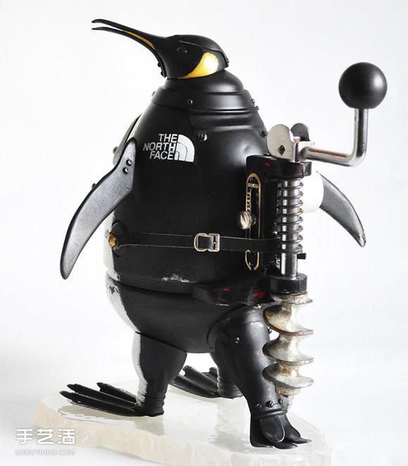 铁皮垃圾变蒸汽朋克动物 酷炫的变废为宝小玩意