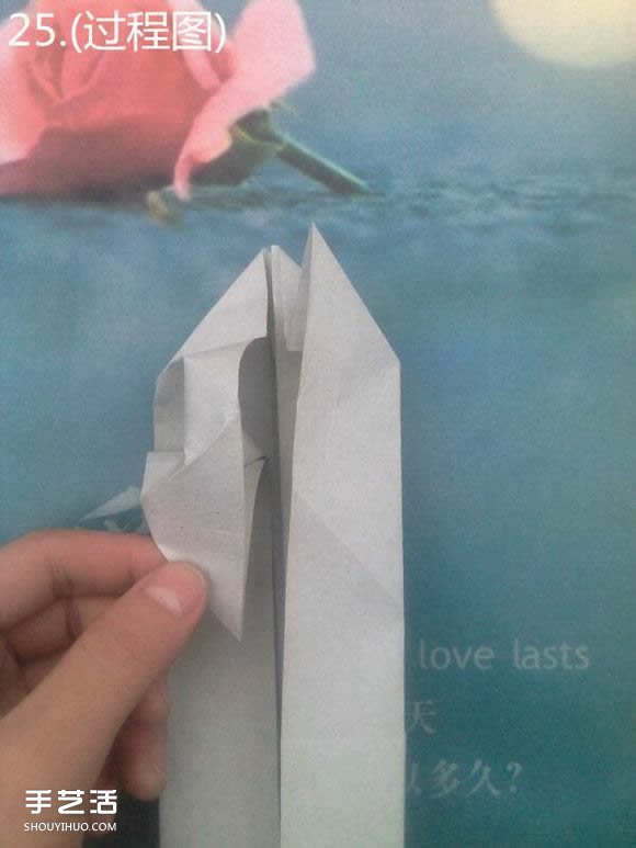 折纸思想者人物雕塑 沉思的人物折纸图解