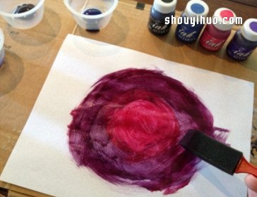 利用简单印染工艺,DIY制作银河星云抱枕