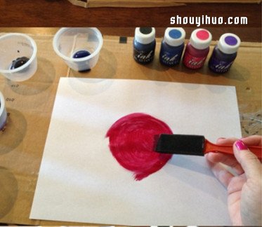 利用简单印染工艺,DIY制作银河星云抱枕