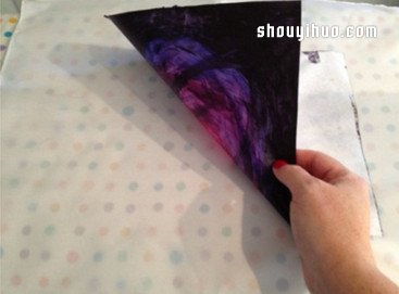 利用简单印染工艺,DIY制作银河星云抱枕