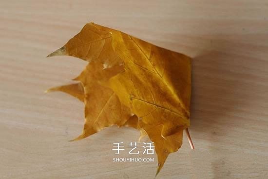 枫叶怎么做玫瑰花教程 简单枫叶玫瑰DIY方法