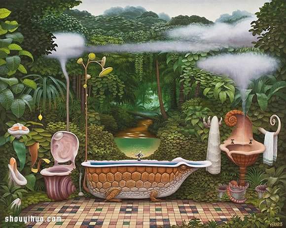 Jacek Yerka 带你进入梦境般的插画世界!