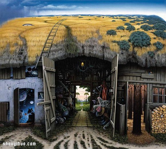 Jacek Yerka 带你进入梦境般的插画世界!