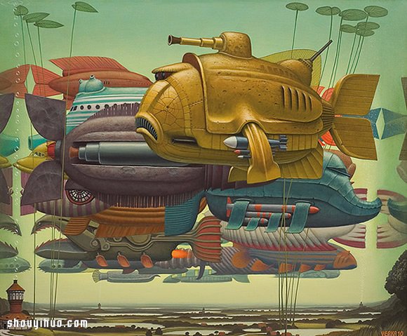 Jacek Yerka 带你进入梦境般的插画世界!