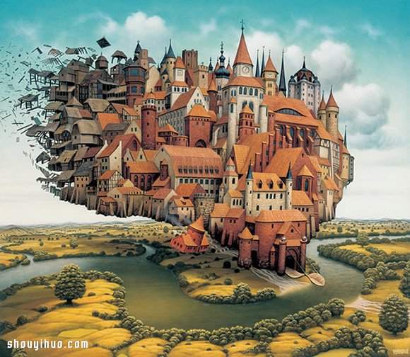 Jacek Yerka 带你进入梦境般的插画世界!