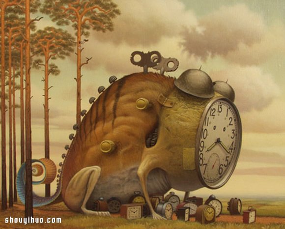 Jacek Yerka 带你进入梦境般的插画世界!