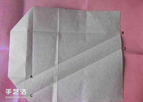 折纸钱包多层简单图解 详细钱包的折法图解