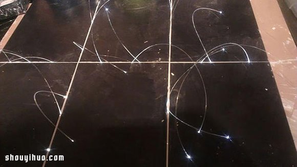光纤创意DIY:把地板变成星光点点的夜空