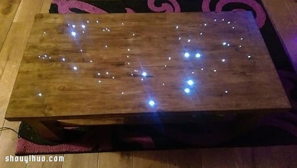 光纤创意DIY:把地板变成星光点点的夜空