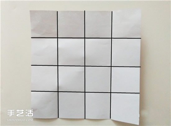 扑克牌方片和红桃花色的折纸方法图解