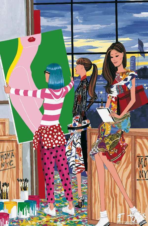 西班牙Jordi Labanda插画设计——VOGUE JAPAN