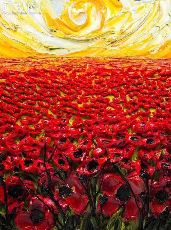 Justin Gaffrey油漆绘画作品