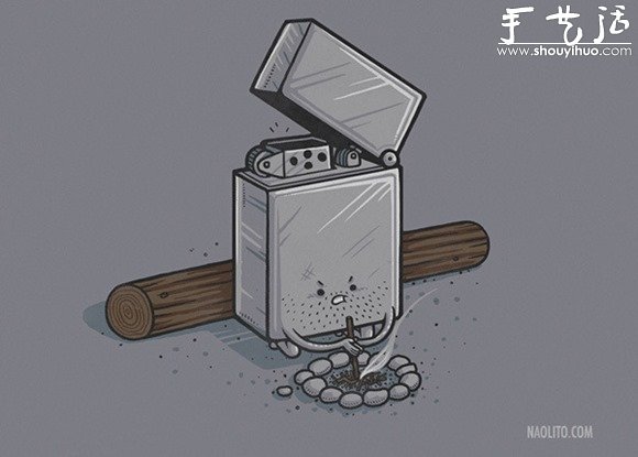 幽默插画作品 颠覆性演绎趣味多~