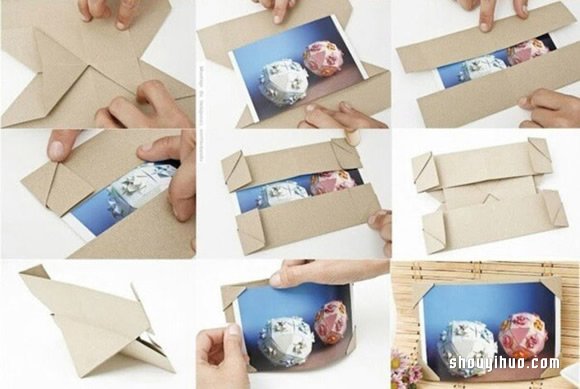 带支架相框的折法图解教程