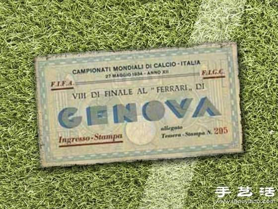 1930-2010的世界杯门票都长什么样?