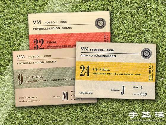 1930-2010的世界杯门票都长什么样?