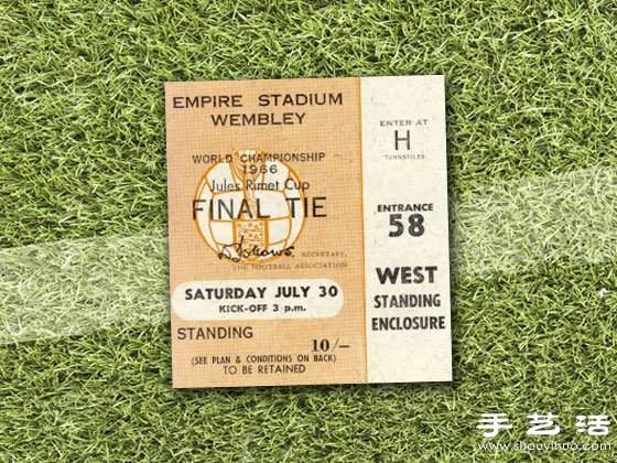 1930-2010的世界杯门票都长什么样?