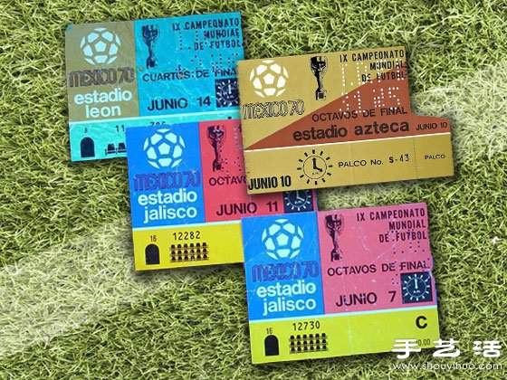 1930-2010的世界杯门票都长什么样?