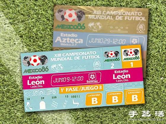 1930-2010的世界杯门票都长什么样?