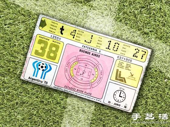 1930-2010的世界杯门票都长什么样?