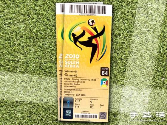 1930-2010的世界杯门票都长什么样?
