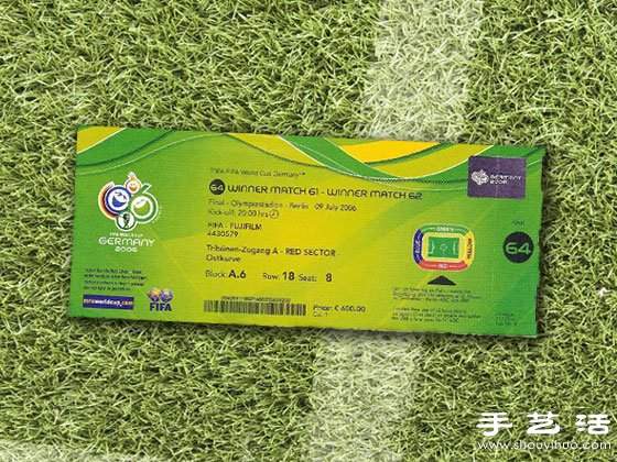 1930-2010的世界杯门票都长什么样?