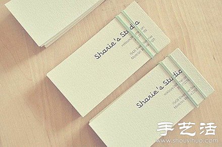 创意DIY个性彩虹名片