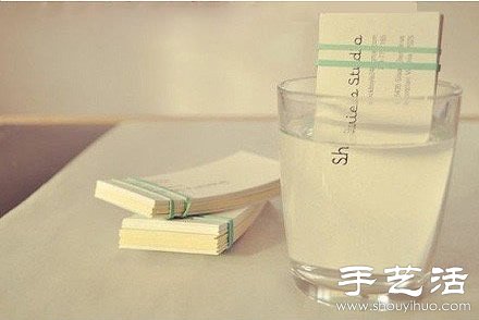 创意DIY个性彩虹名片