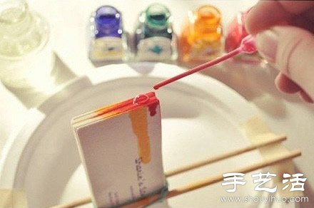 创意DIY个性彩虹名片