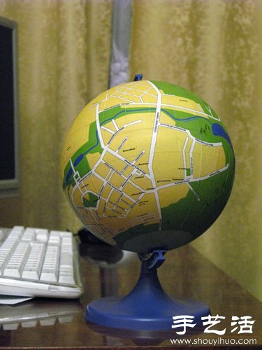 创意手工:给家乡制作一个地球仪